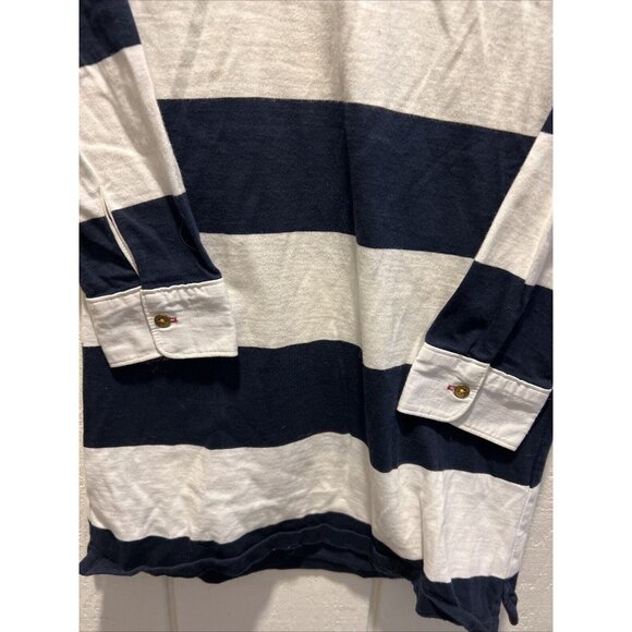 Vtg NAUTICA GIRLS STRIPED LONG SLEEVE DRESS L 14/16 UEC RARE - Picture 3 of 8